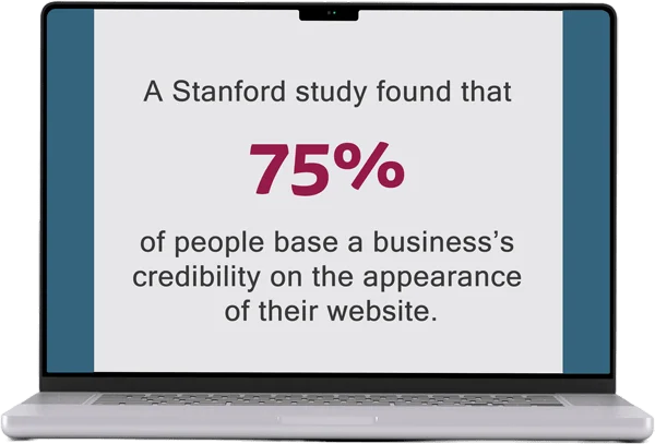 Stanford study about business website design