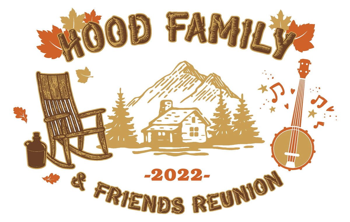 Hood Reunion t-shirt design