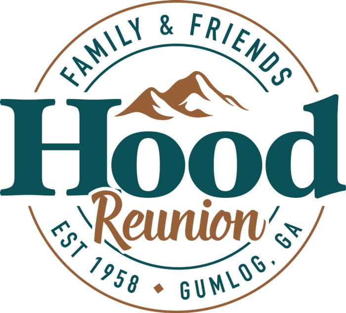 Hood Reunion 2023 logo graphic design