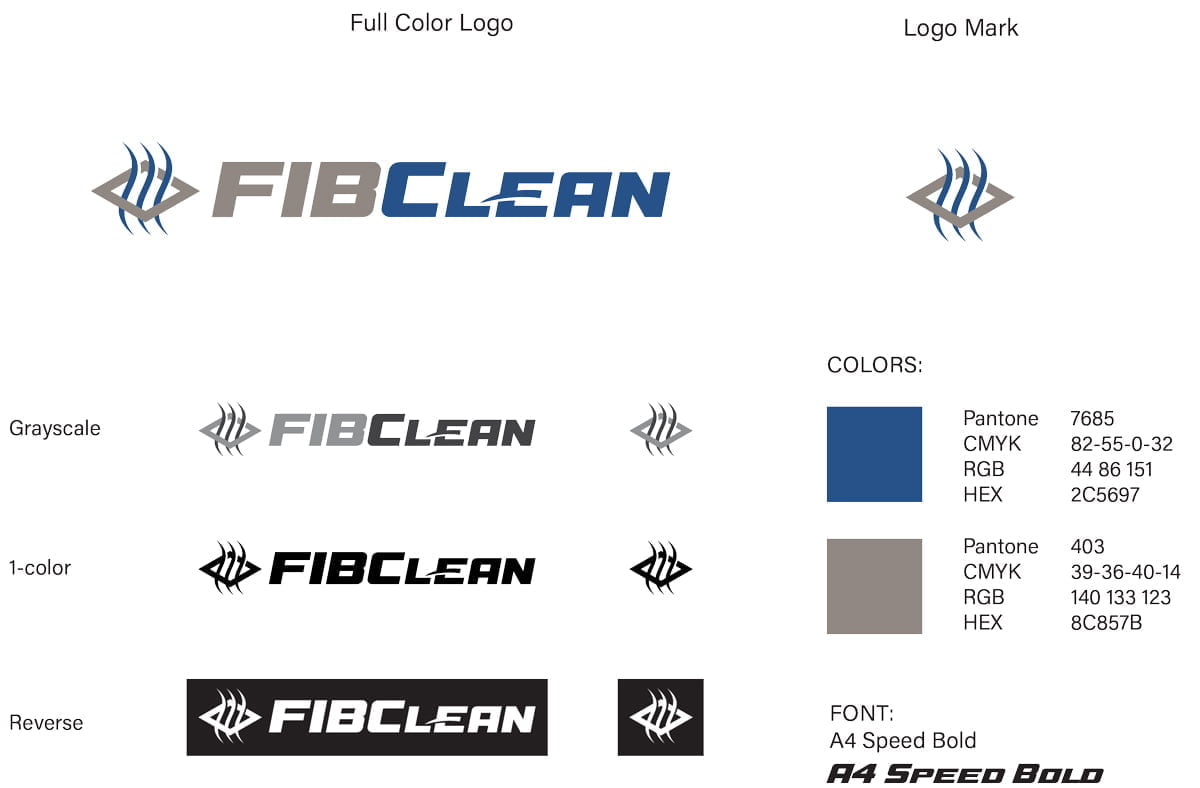 Leesona FIBClean logo guide