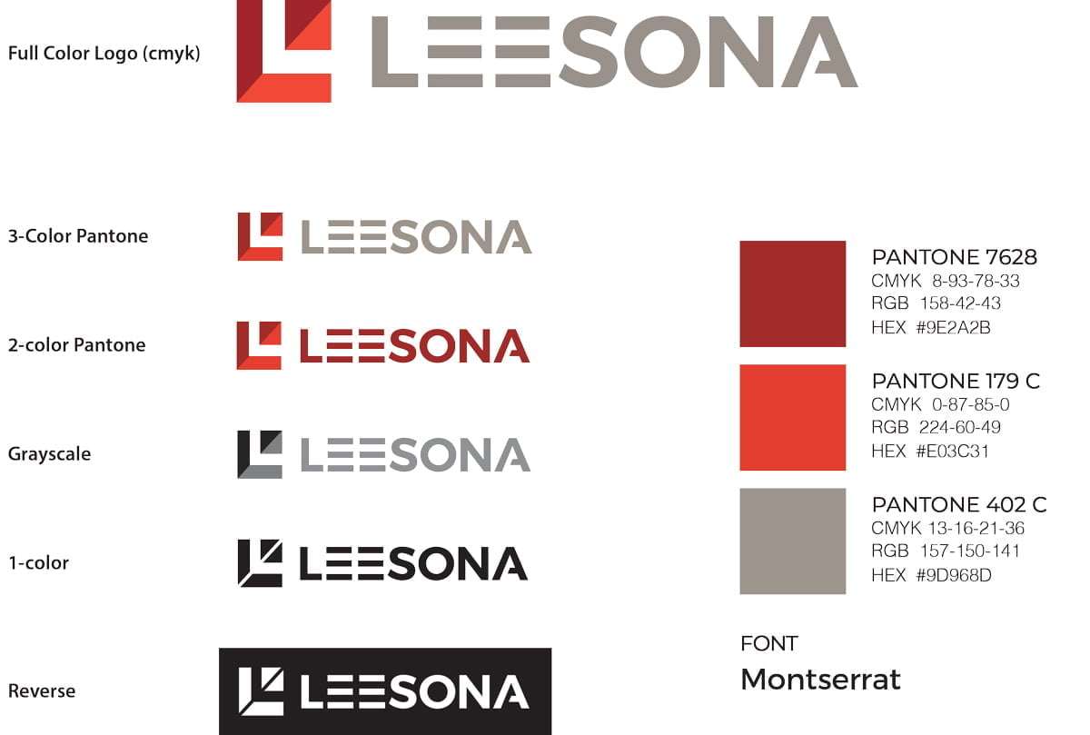 Leesona logo guide